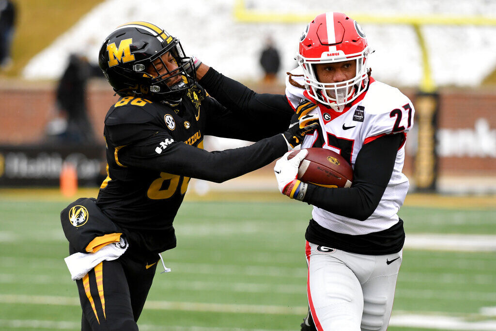 5. Eric Stokes (Jr., Georgia, 6-0, 194)